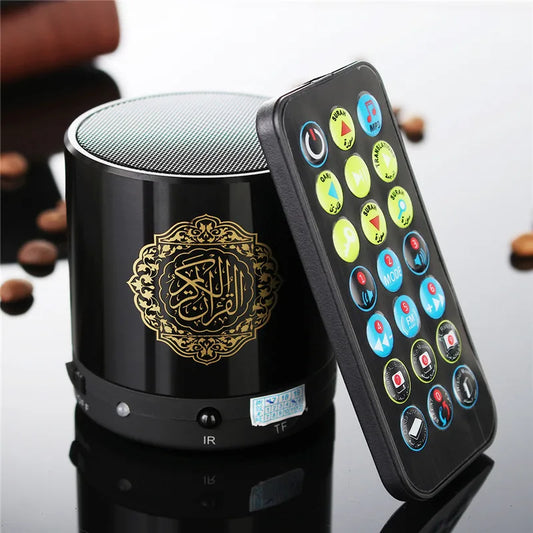 Portable Quran Speaker Muslim Reciter Player 8GB FM Radio TF MP3 With Remote Control 15 Voices 19 Languages High Quality Gift